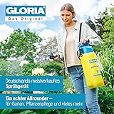 GLORIA Drucksprühgerät prima 5 | 5 Liter Gartenspritze & Drucksprüher | Pumpsprühflasche für Pflanzenschutz & Unkrautvernichter | Sprühflasche für Garten & Pflanzen