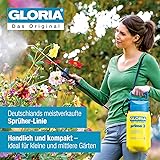 GLORIA Drucksprühgerät prima 3 | 3 Liter Gartenspritze & Drucksprüher | Kompakte Sprühflasche für Pflanzenschutz & Unkrautvernichter | Pumpsprühflasche für kleinen Garten & Balkon 3L Sprüher