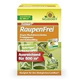Neudorff Xentari RaupenFrei für 500 m² – Bekämpft biologisch Buchsbaumzünsler und andere Raupen an Buchsbaum und Hecke, biologisches Insektizid, 25g