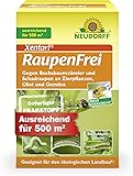 Neudorff Xentari RaupenFrei, bekämpft biologisch Buchsbaumzünsler und andere Schadraupen. Wirksames Spritzmittel zum Schutz vor Raupen an Buchsbaum, Hecke etc. 1x 25g